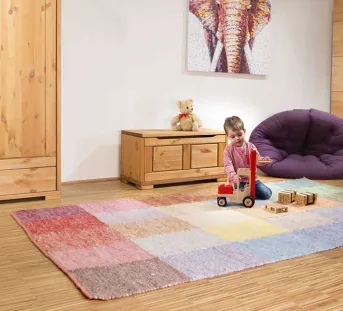 Tapis en laine vierge « Quadrata » 